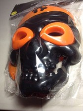 Halloween Blinking Color Changing LED Light Up Pirate Costume Mask Elastic Strap