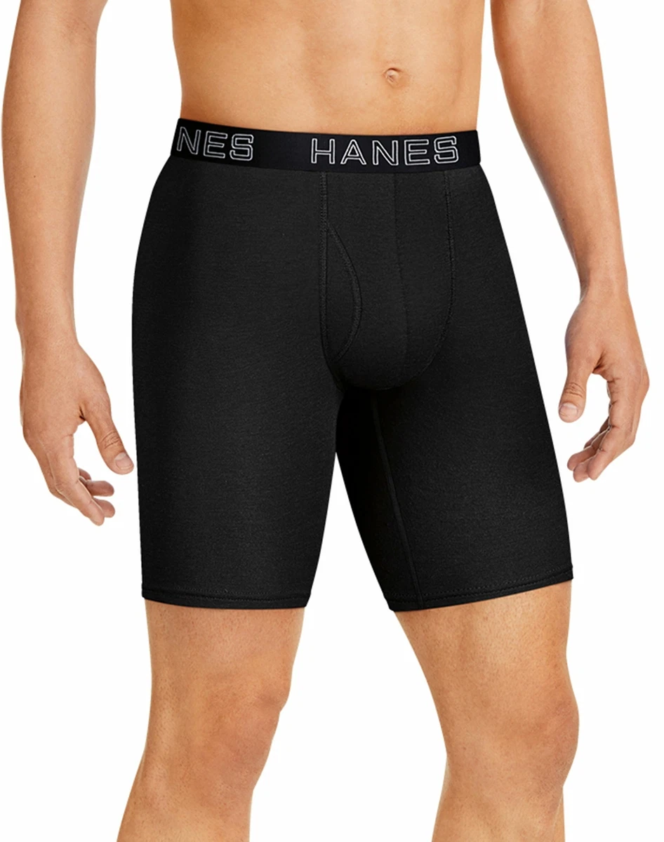 Hanes Sport Men's Air Mesh Long Leg Boxer Brief Underwear, X