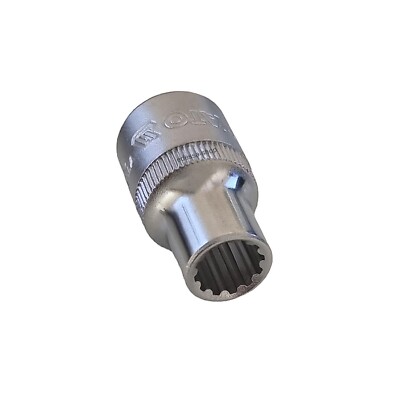 Kraft-Stecknuss 9 mm Zwölfkantig 1/2'' Zoll Steckschlüssel Knarren-Nuss YT1461
