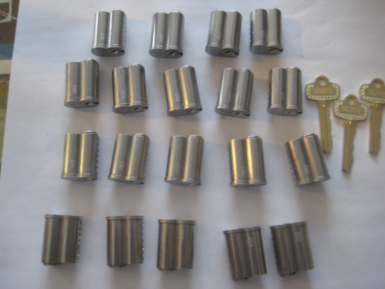 Best Key Core Plug Lot of 19 - (NEW) BEST 7-Pin Core Keyed Key Cylinder Commercial Lock ...