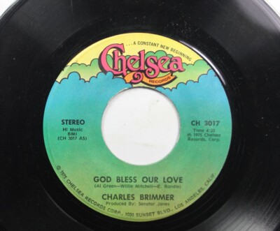Soul 45 Charles Brimmer - God Bless Our Love / God Bless Our Love Part 3 On Chel