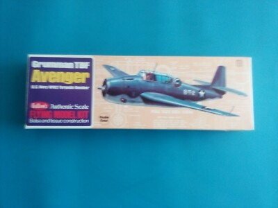 Guillow's Grumman TBF Avenger US Navy WW2 Torpedo Bomber Unbuilt Kit