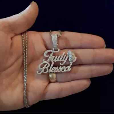 1.50Ct Round Cut Real Moissanite Custom Letter Pendant 14K Yellow Gold Plated