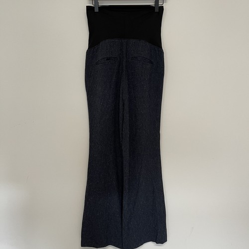 LOFT Maternity Dress Pants Work Career Dark Gray Speckled Women’s Size 8 NWOT - Picture 3 of 4