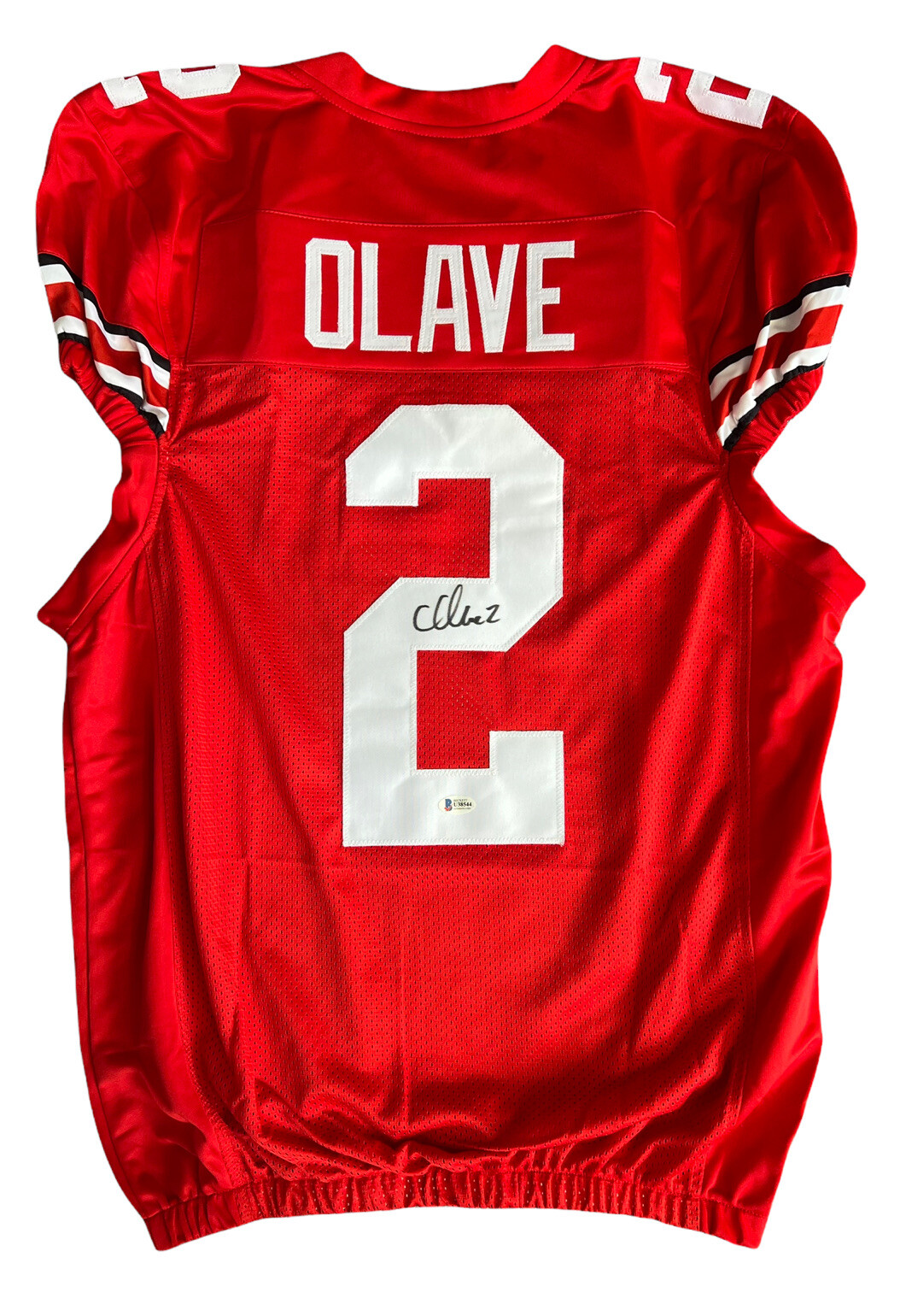 Vonn Bell Signed Ohio State College Red Football Jersey (JSA) - RSA