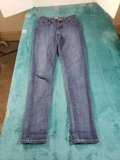 Levis 721 Jeans Sz 26 Womens Blue Pants Stretch Ladies Denim High Rise Skinny