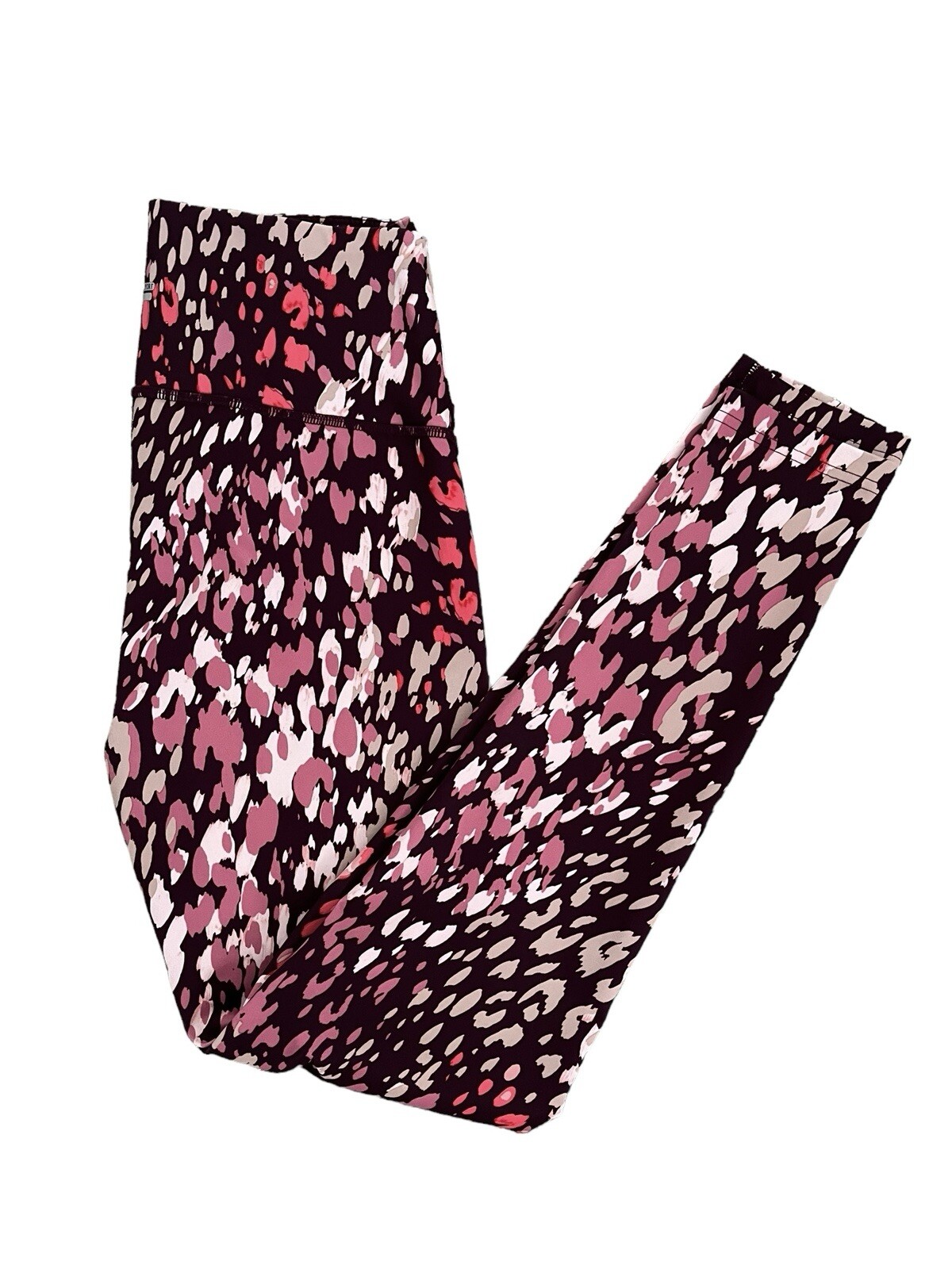 Leggings FILA Sport Donna Allenamento Medio Rosa Marrone Stampa Animale