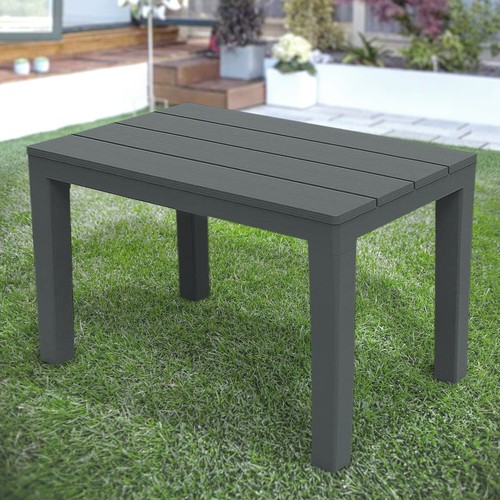 Plastic Outdoor Garden Table Bench Patio Furniture Side Snack Food