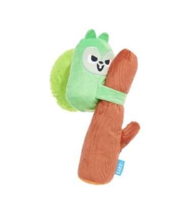 New Bark Box “ Twiggy Dog Toy Green Squirrel Climbing