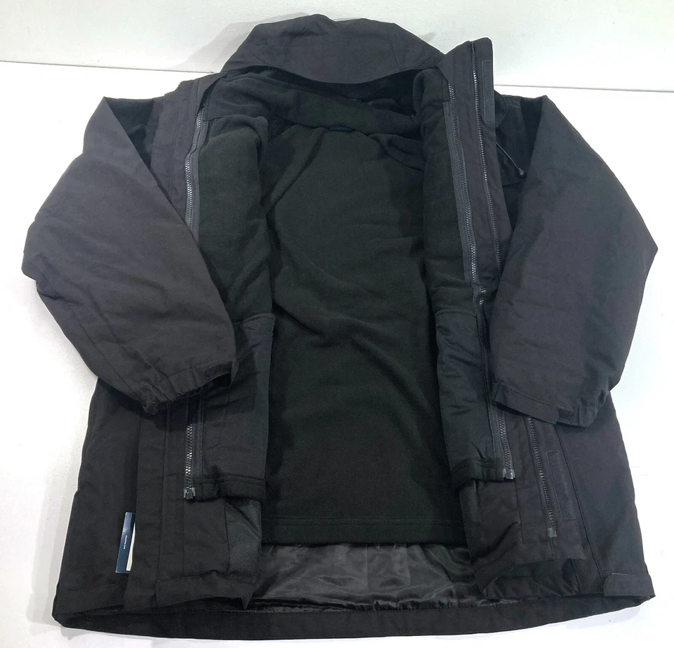 NWT 2XL MENS PROPPER 3-IN-1 HARDSHELL PARKA JACKET W/ LINER F5436 BLACK 2XL REG - Image 2 of 4