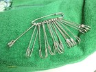 Safety Pins Extra Large 3" Sewing Shop Hobbies Display Keys Fabric 24 Pieces New — photo 7