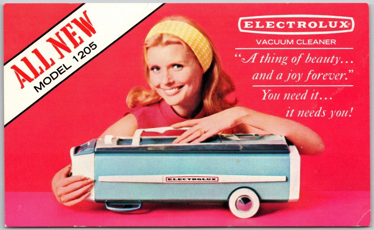 Electrolux Vacuum Cleaner - All New Model 1205 Adv - c.1968
