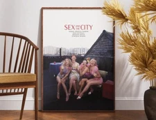 Sex and the City Poster, Tv Series Poster, Retro Poster, Minimalist Art Poster