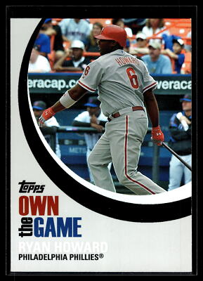 Ryan Howard 2007 Topps Own the Game Card #OTG1
