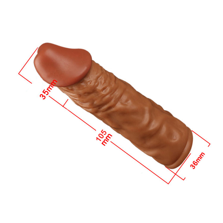 Realistic penis extension
