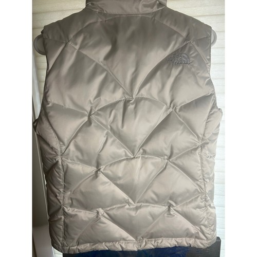 The North Face White Puffer Coat Women's size Small 75% Goose Down - Picture 3 of 6