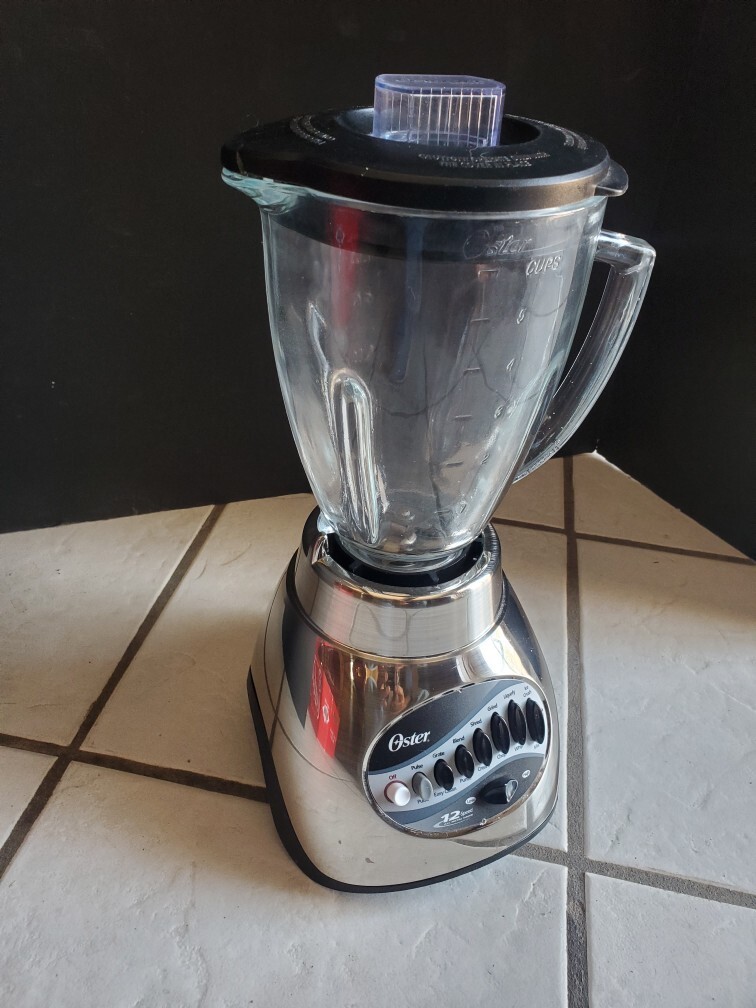 Oster 12 Speed Blender All Metal Drive Stainless w/Glass