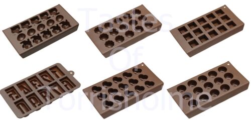 Kitchen Craft Reusable Silicone Individual Handmade Chocolate Making Moulds Tray - Picture 1 of 13