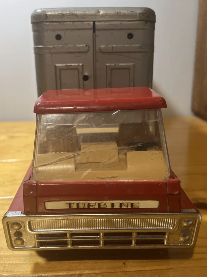 Vintage Stucto Turbine Truck and Freight Lines Trailer - Image 2 of 4