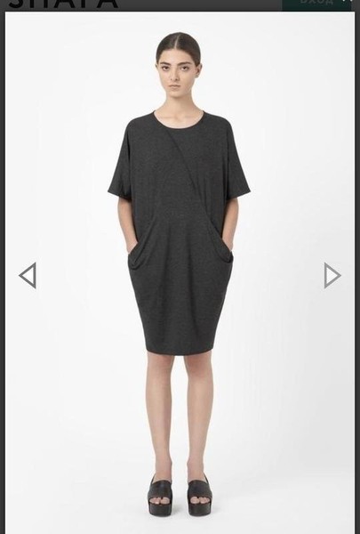 Women COS Dress Grey Viscose 38 / M / 46 #6PRQ