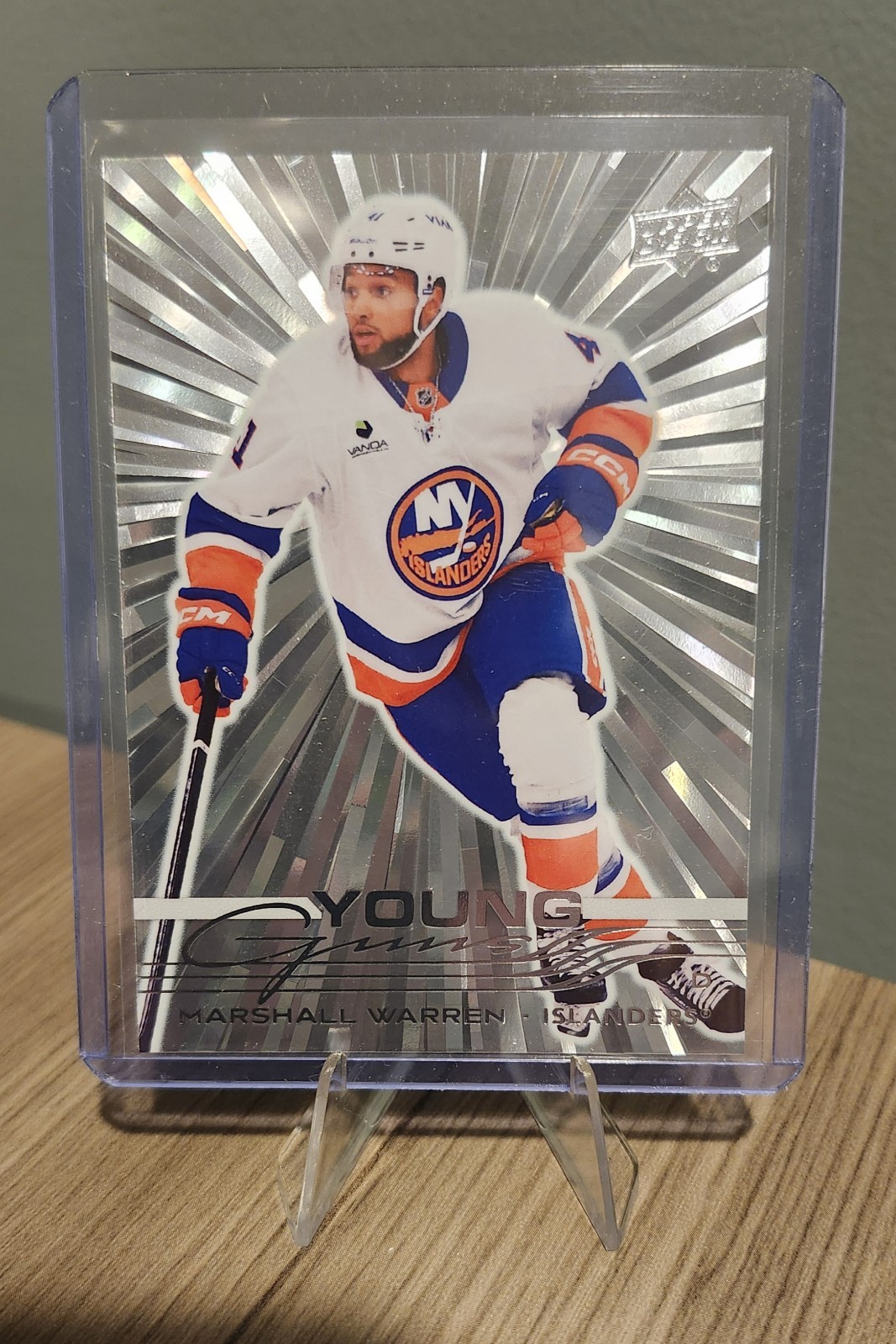 2025-26 Upper Deck Series 2 Young Guns Outburst #467 Marshall Warren Islanders
