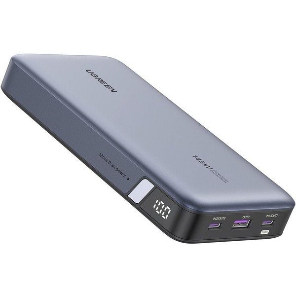 Ugreen 145W Zwei-Wege Fast Charging Powerbank Gray-image