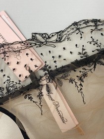 Agent Provocateur Graice Black Sand Brief AP2 Small NWT