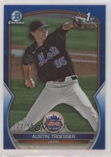 2023 Bowman Draft Chrome Blue Refractor 122/150 Austin Troesser #BDC-176 11nu