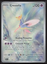 Cresselia Shrouded Fable 071/064 Secret Ultra Rare Holo SFA Pokemon TCG Card LP