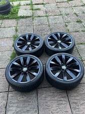 Genuine VW Scirocco Passat CC 19 inch Lugano alloys wheels gloss black
