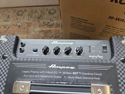 Ampeg Rocket Bass RB 108 1x8 30W Combo Amplifier - Black