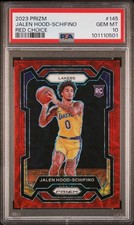 2023 Panini Prizm Red Choice #/88 Jalen Hood-Schifino #145 PSA 10 GEM 76rs RC