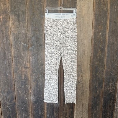 Tommy John Second Skin Down Time Lounge Pants Leopard Print Size M EUC Cozy