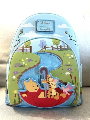 Loungefly Disney Winnie the Pooh Rainy Umbrella Scene Mini Backpack NWT Loungefly Disney Winnie the Pooh Rainy Umbrella Scene Mini  main image 2