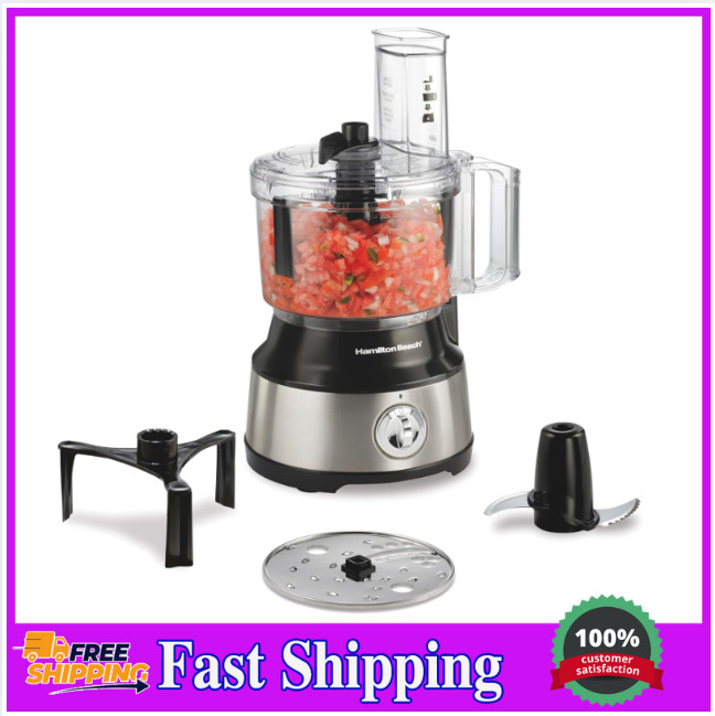 Hamilton Beach 10-Cup Food Processor & Vegetable Chopper with Bowl Scraper