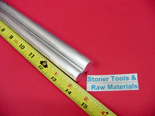 2 pieces 5/8" ALUMINUM 6061 ROUND ROD 14" LONG T6511 Solid Extruded Bar Stock