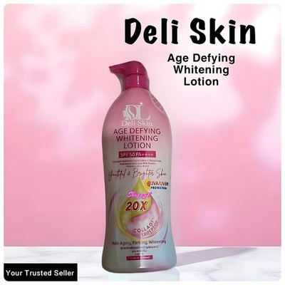 Deli Skin - Age Defying Whitening Lotion SPF 50 PA ++++ 20X Collagen Tripeptide