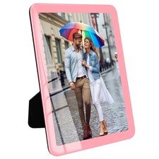 Bluesun 5x7 Pink Glass Picture Frame Wall Tabletop Display