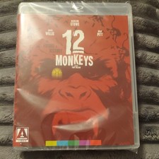 12 Monkeys (Blu-ray, 1995) Bruce Willis Brad Pitt Terry Gilliam  New Sealed 