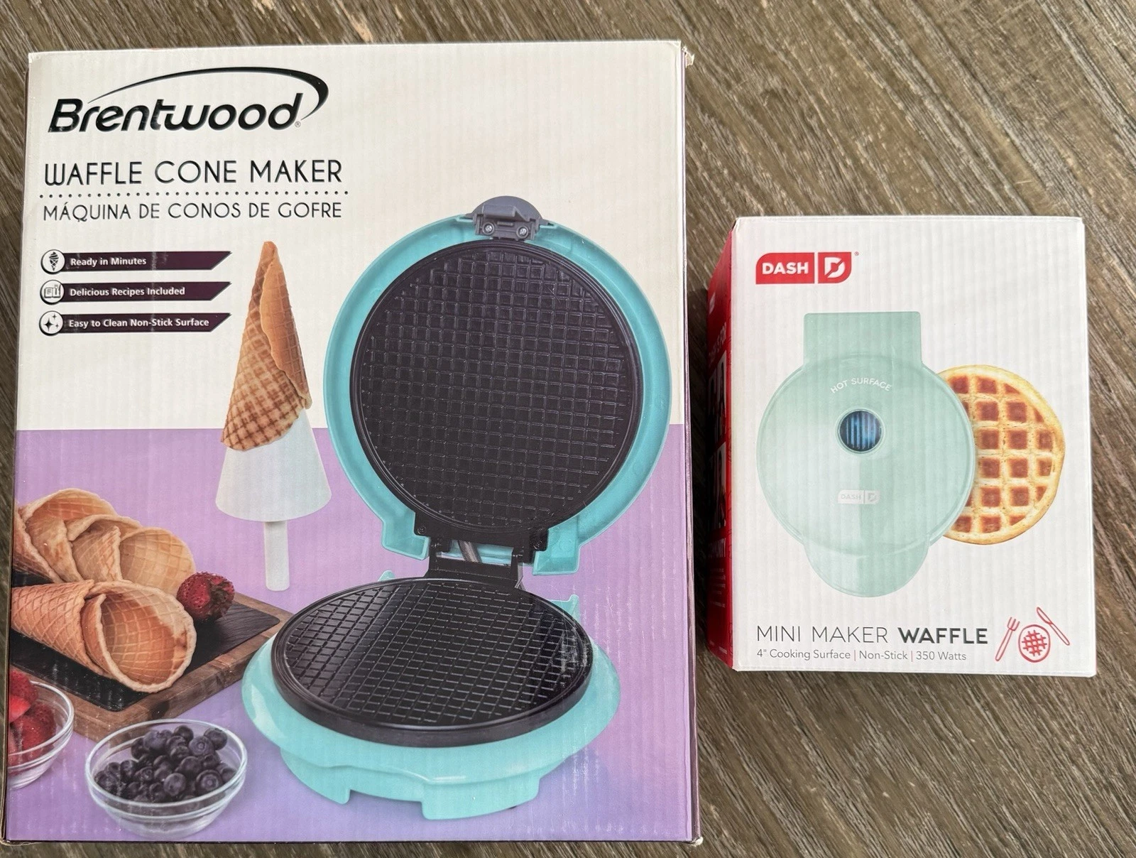 Brentwood Waffle Cone Maker & Dash Mini Waffle Maker