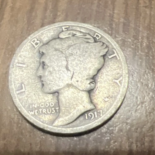 1917 Mercury Dime Actual Coin Good Value Checkout My Store Item