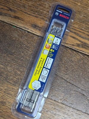  ️ Bosch LBHX0025 *  Impact Driver & Hammer Drill Bit 5 pc Set  5/32''  x 6''