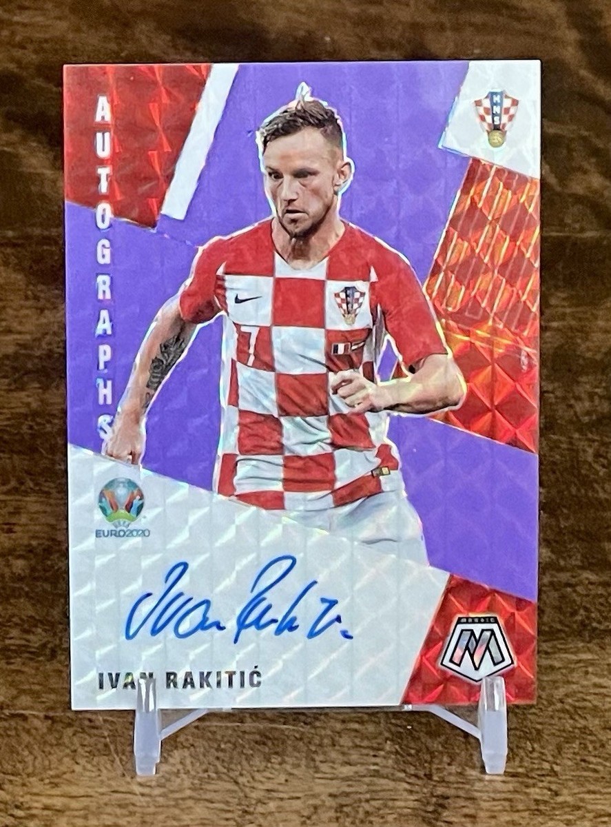 【EURO2020】クロアチア代表 ラキティッチ 2020-21 Mosaic UEFA Euro IVAN RAKITIC Purple Fluorescent Prizm