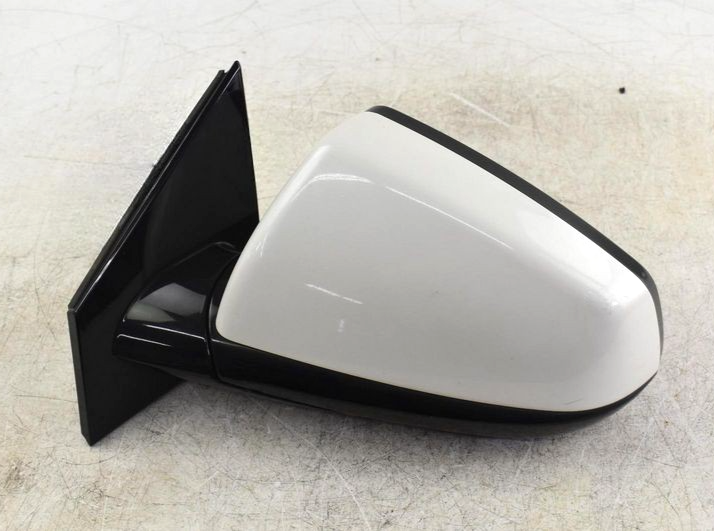 2010-2014 Cadillac SRX Left Driver LH Side View Mirror Door Opt DR4 White Oem