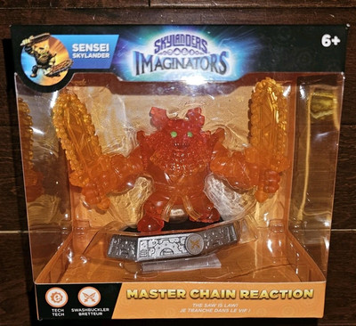 NEW RARE Skylanders ORANGE CHAIN REACTION Clear Variant Imaginators Chase PS4