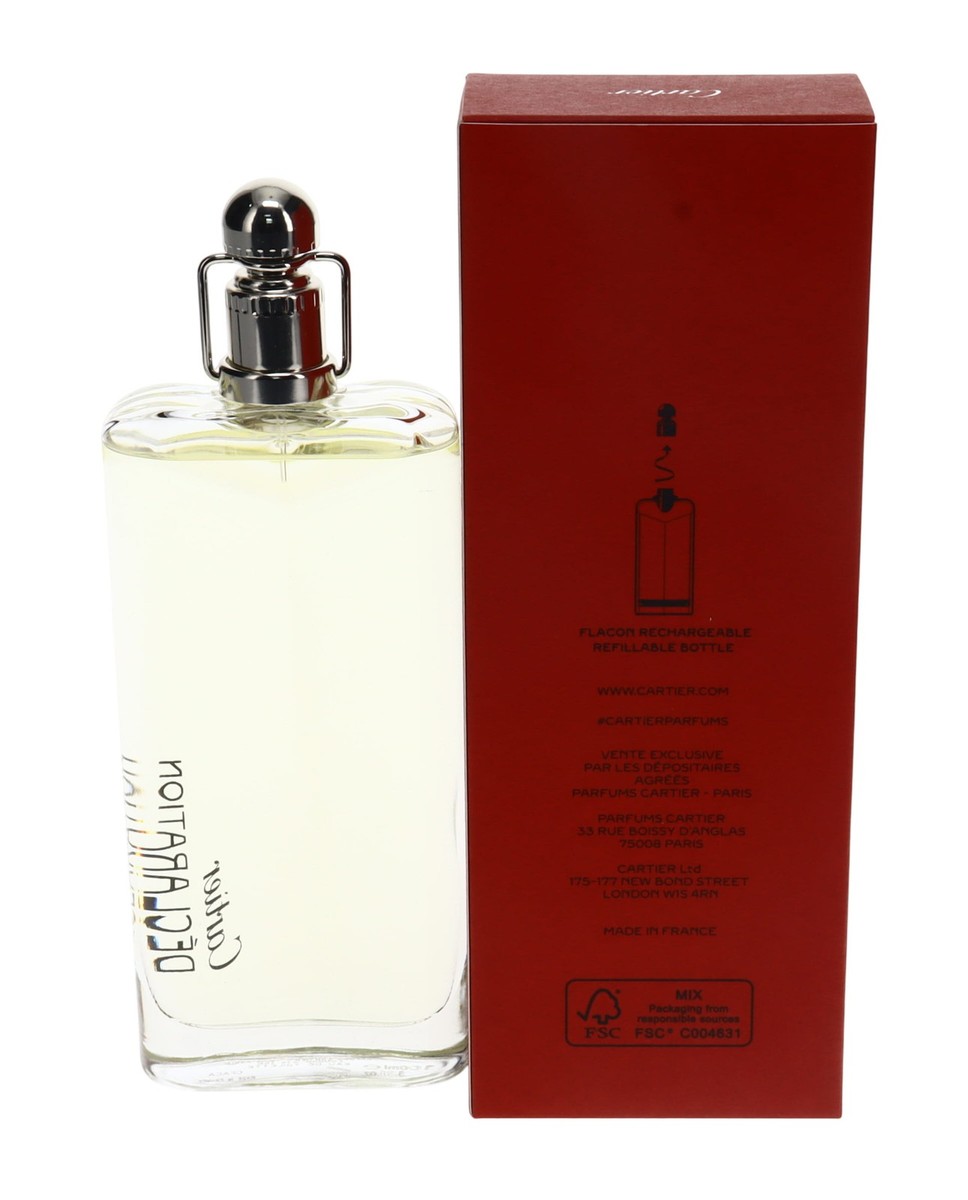 Cartier Déclaration for Men 3.4 fl oz Eau de Toilette Spray for