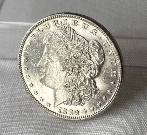 1880 O New Orleans US Mint MORGAN SILVER Dollar BU INC Proof Like NO RESERVE