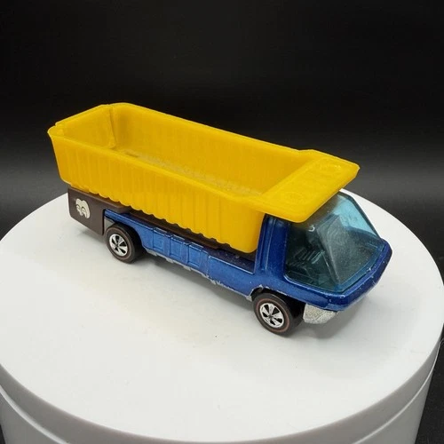 Vintage Hot Wheels Redline The Heavyweights Dump Truck Blue -Excellent Condition