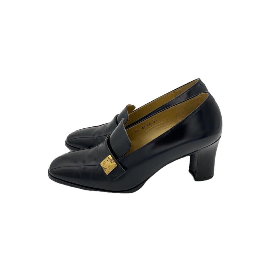 Saint Laurent decolte tacco YSL EU36 US6 pelle nera 08819a