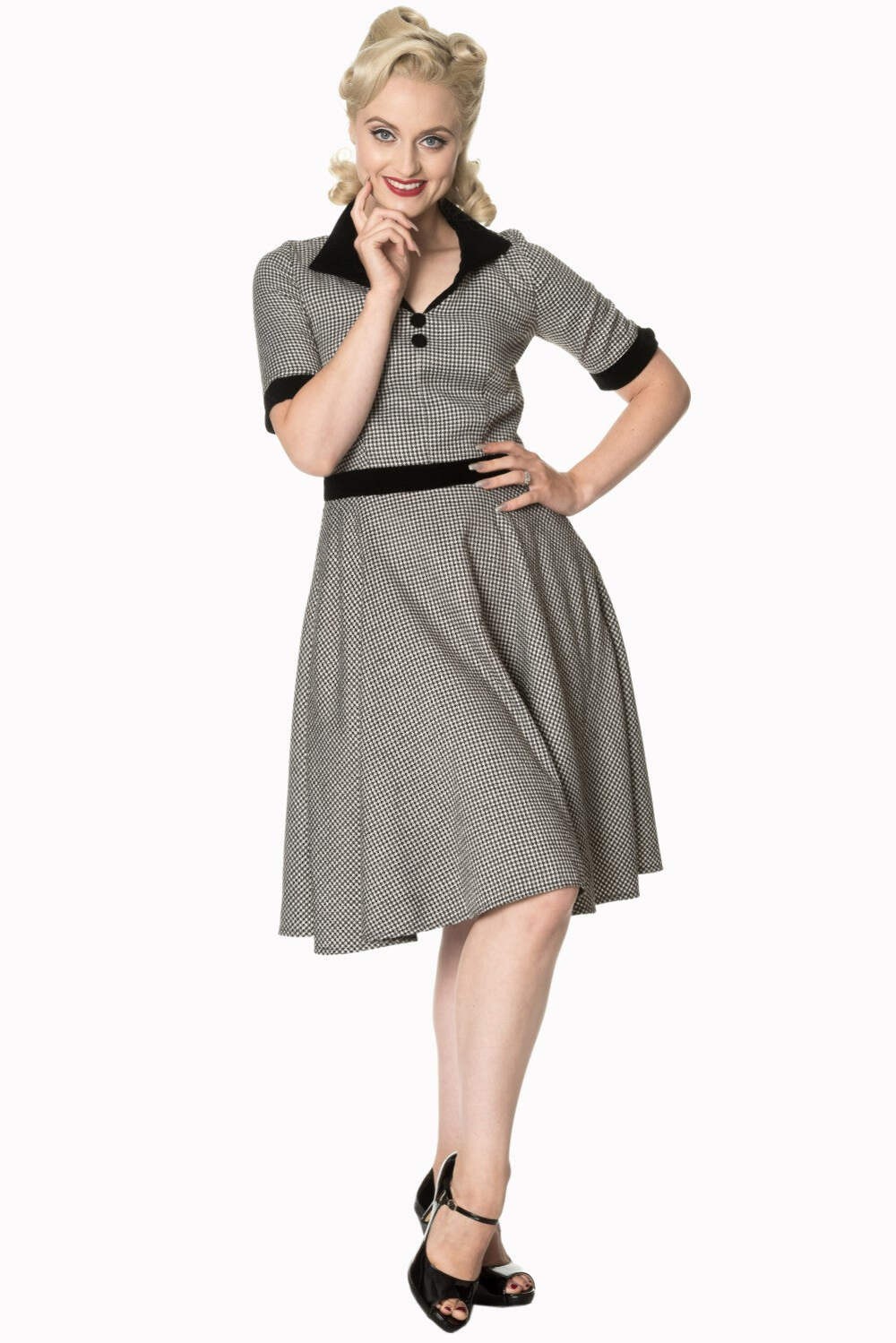 Banned Apparel - Swept Off Her Feet Swing Dress